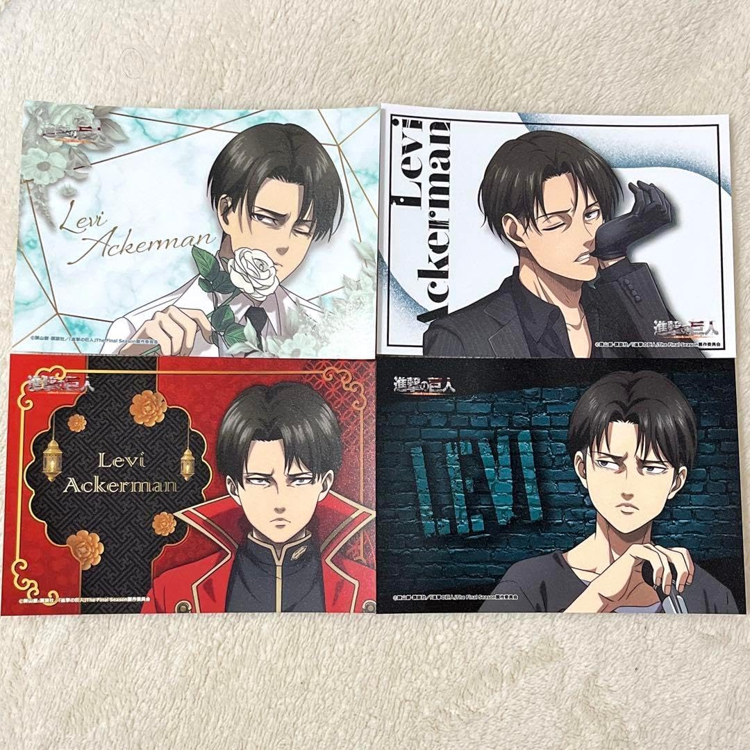 リヴァイ ブロマイド4種 進撃 カラオケの鉄人 2020-2024